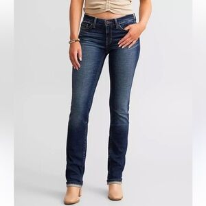 BKE Payton Universal Fit Mid-Rise Straight Leg Women's Jeans